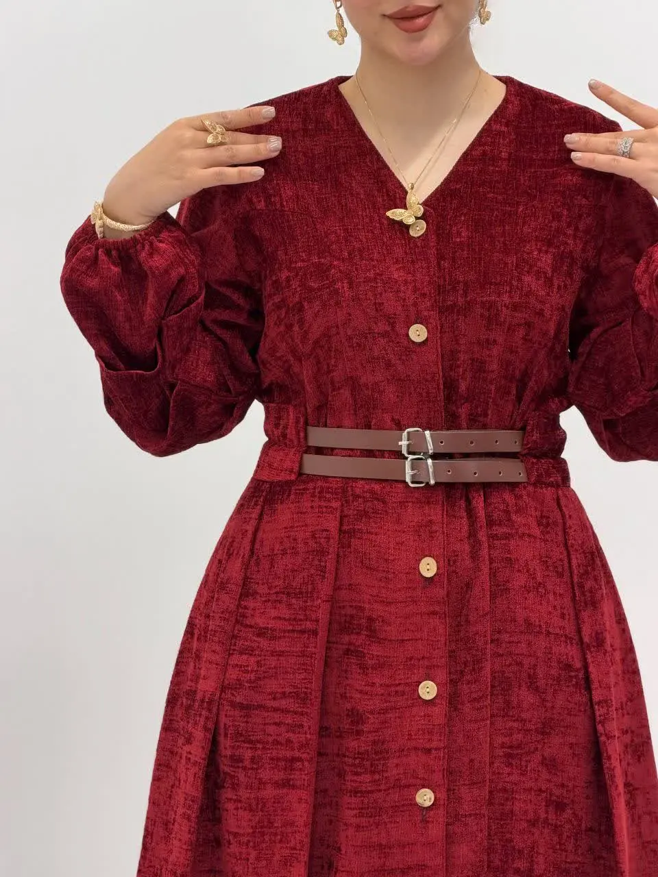 3760-پیراهن مخمل پریناز